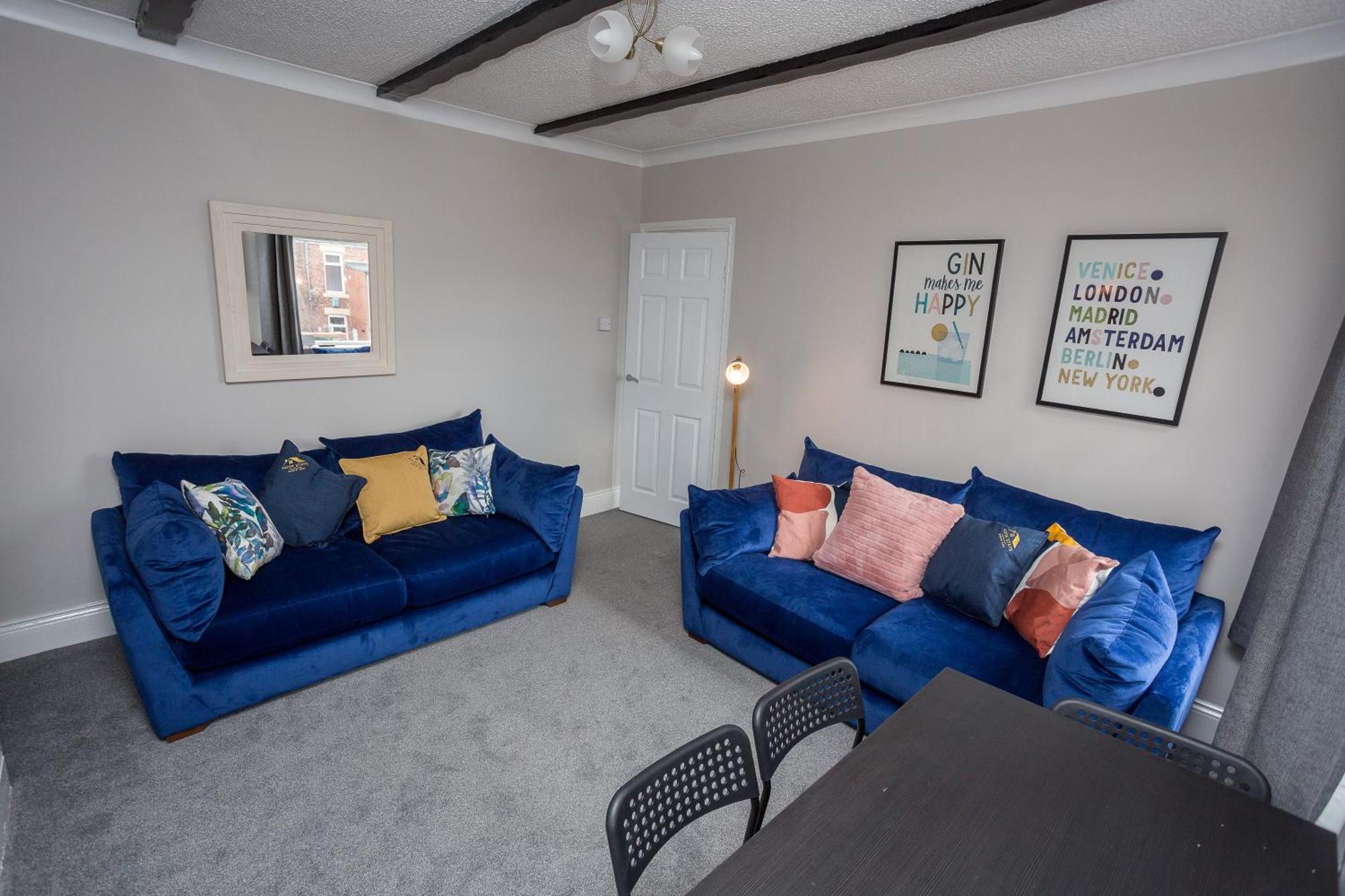 Willa The Avenue-3 Bed Sleeps 6 Great For Contractors Gateshead Zewnętrze zdjęcie